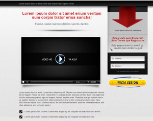 estructura de una landing page