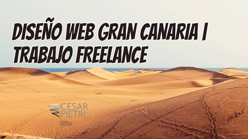 DISEÑO WEB GRAN CANARIA | TRABAJO FREELANCE