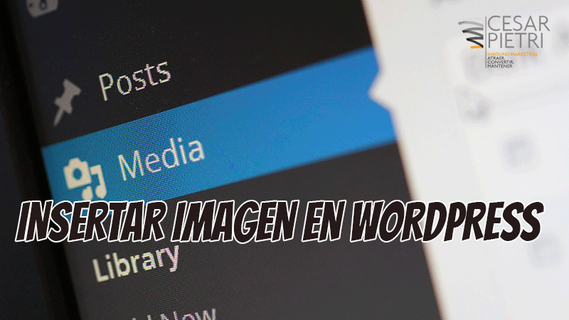 Insertar Imagen En WordPress