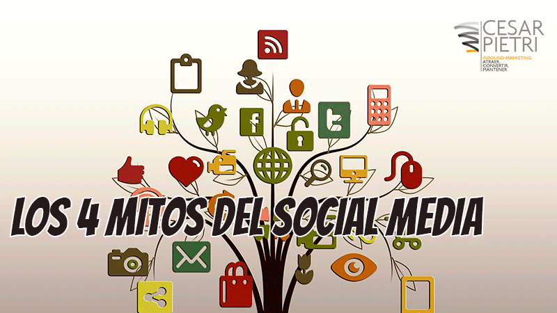 Los 4  mitos del Social Media