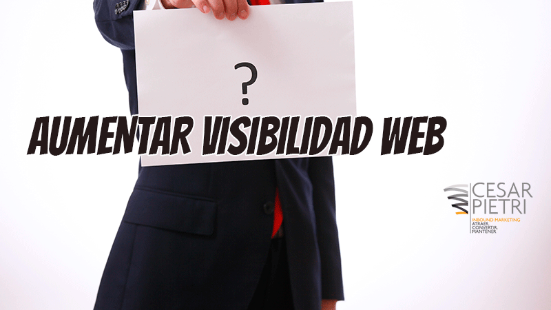 AUMENTAR VISIBILIDAD WEB