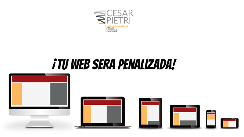 ¡Tu Web Sera Penalizada!