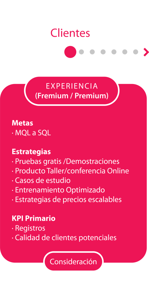 Experiencia - productos saas